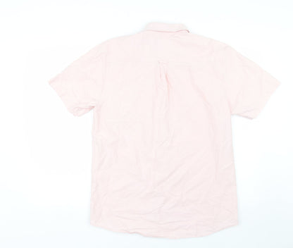 Primark Mens Pink    Button-Up Size L