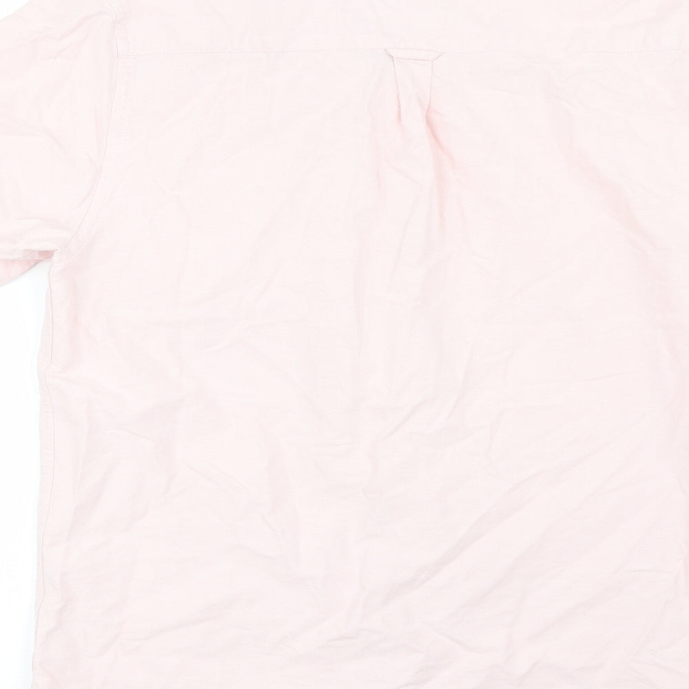 Primark Mens Pink    Button-Up Size L