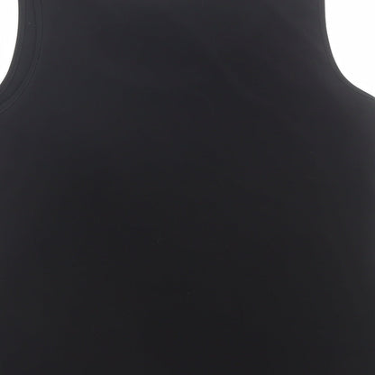 Womens UK Size 16 Preworn Black Basic Tank