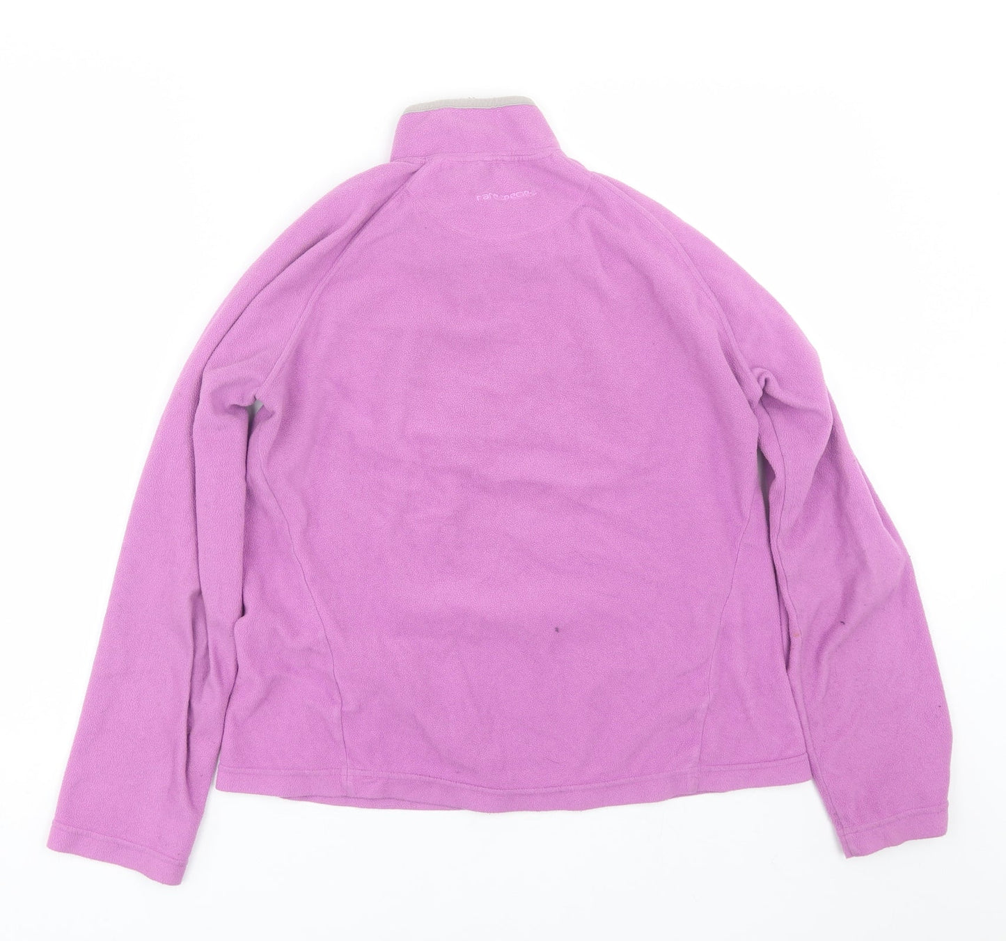 Rare Species Womens Purple  Fleece Pullover Sweatshirt Size 14