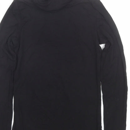 Womens UK Size 10 New Look Black Basic T-Shirt
