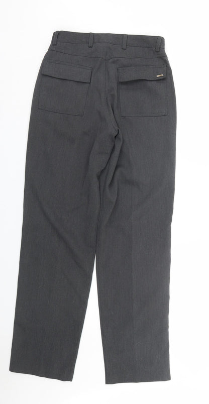 Womens UK Size 28 Preworn Regular Fit  Grey Trousers