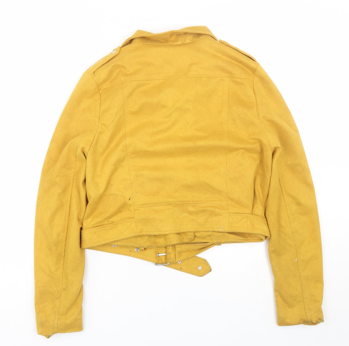 Missguided Womens Yellow   Jacket  Size 8