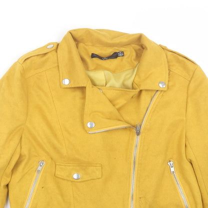 Missguided Womens Yellow   Jacket  Size 8
