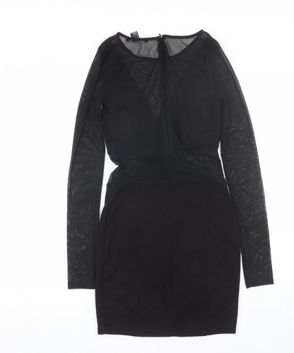 FOREVER 21 Womens Black   T-Shirt Dress  Size S