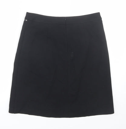 M&Co Womens Black   Mini Skirt Size 10
