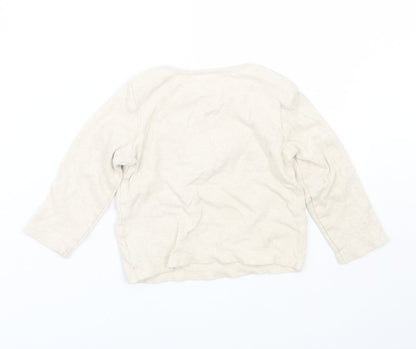 F&F Baby Beige   Cami Pyjama Top Size 18-24 Months  - Bear