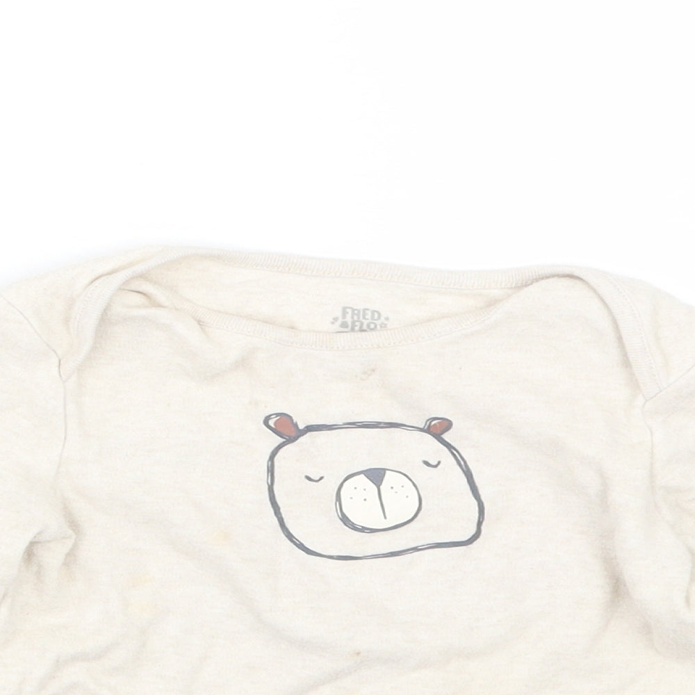 F&F Baby Beige   Cami Pyjama Top Size 18-24 Months  - Bear