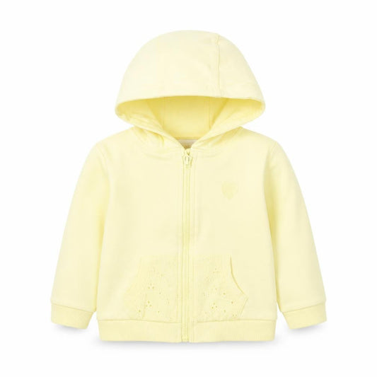Lullaby Girls Yellow   Full Zip Jumper Size 9-12 Months