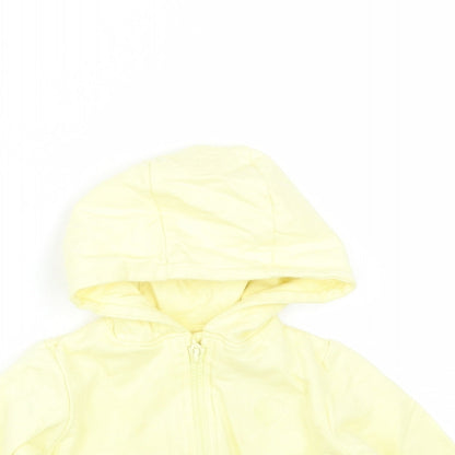 Lullaby Girls Yellow   Full Zip Jumper Size 9-12 Months