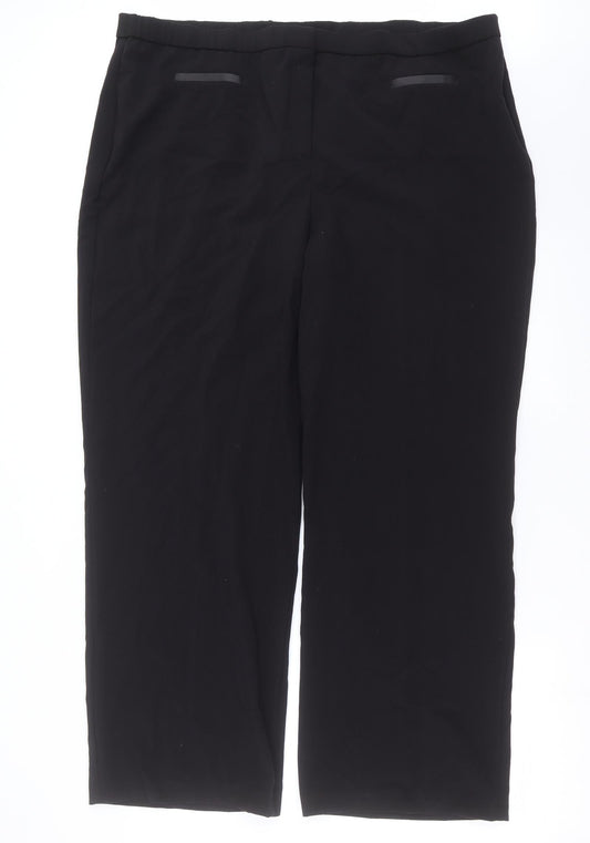 Magi Mens Black   Trousers  Size 26 L31 in