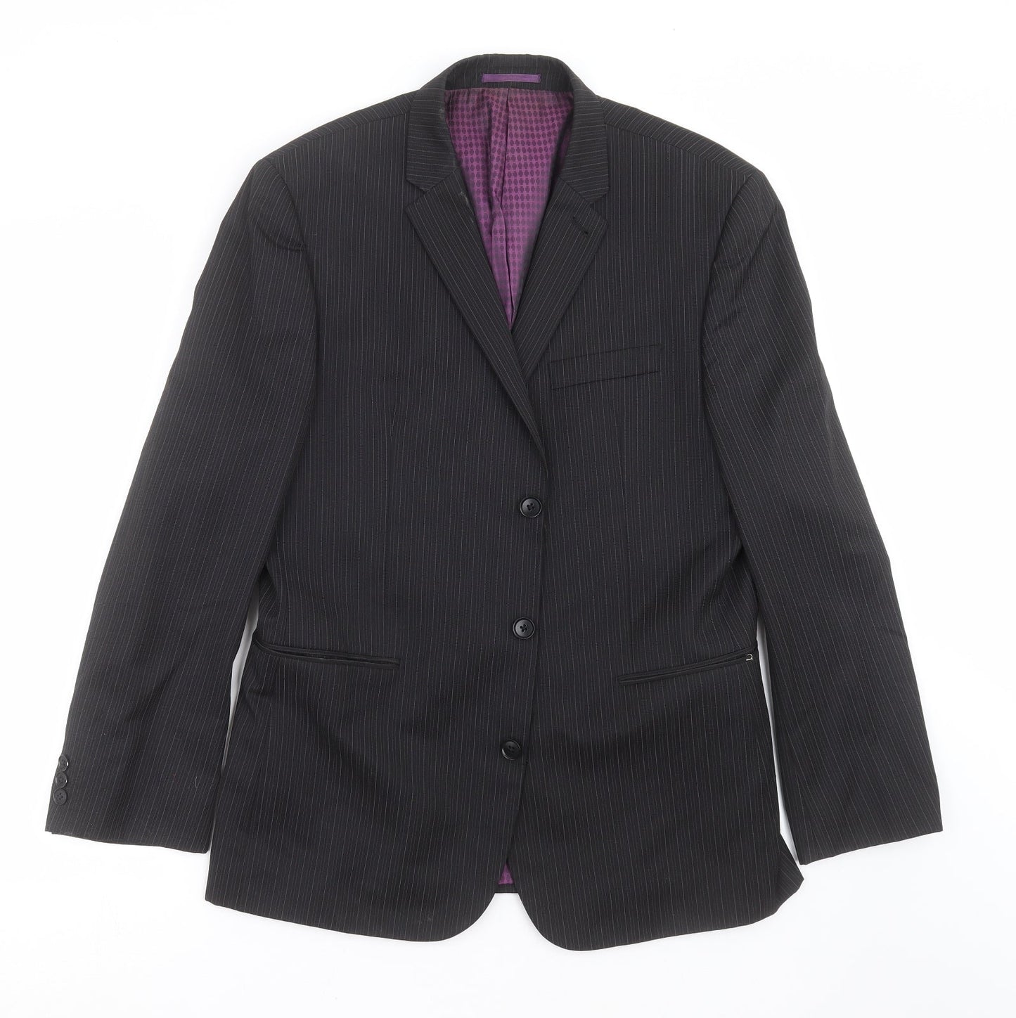 Mens UK Size 42 NEXT Regular Black Suit Jacket