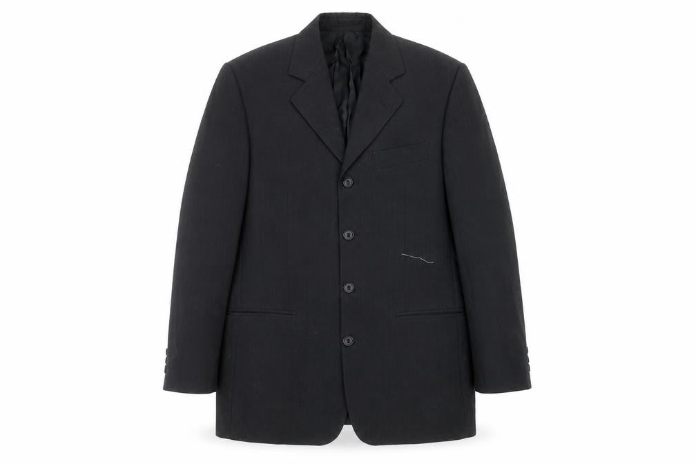 Mens UK Size 38 Tom English Regular Black Suit Jacket