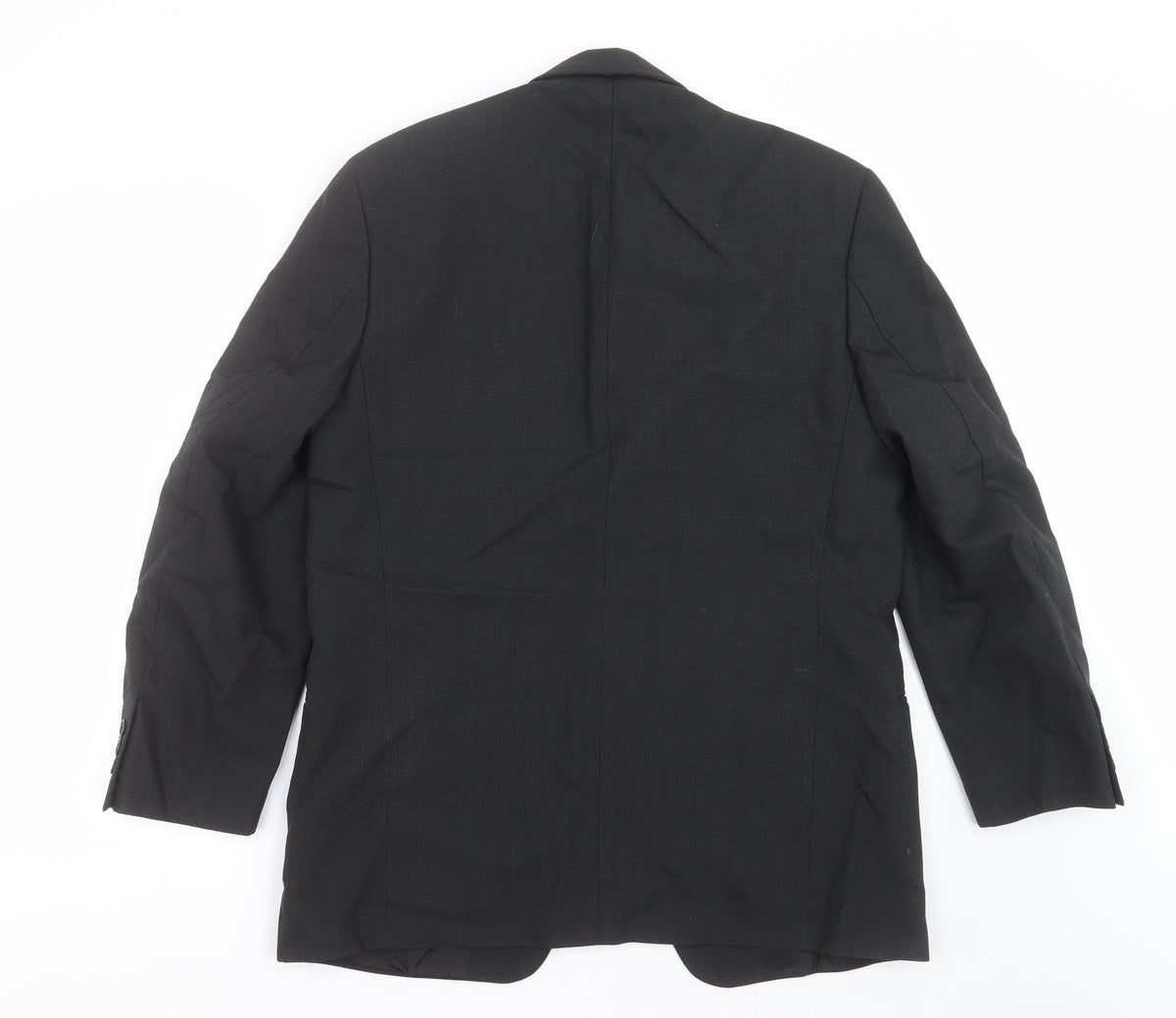 Mens UK Size 38 Tom English Regular Black Suit Jacket