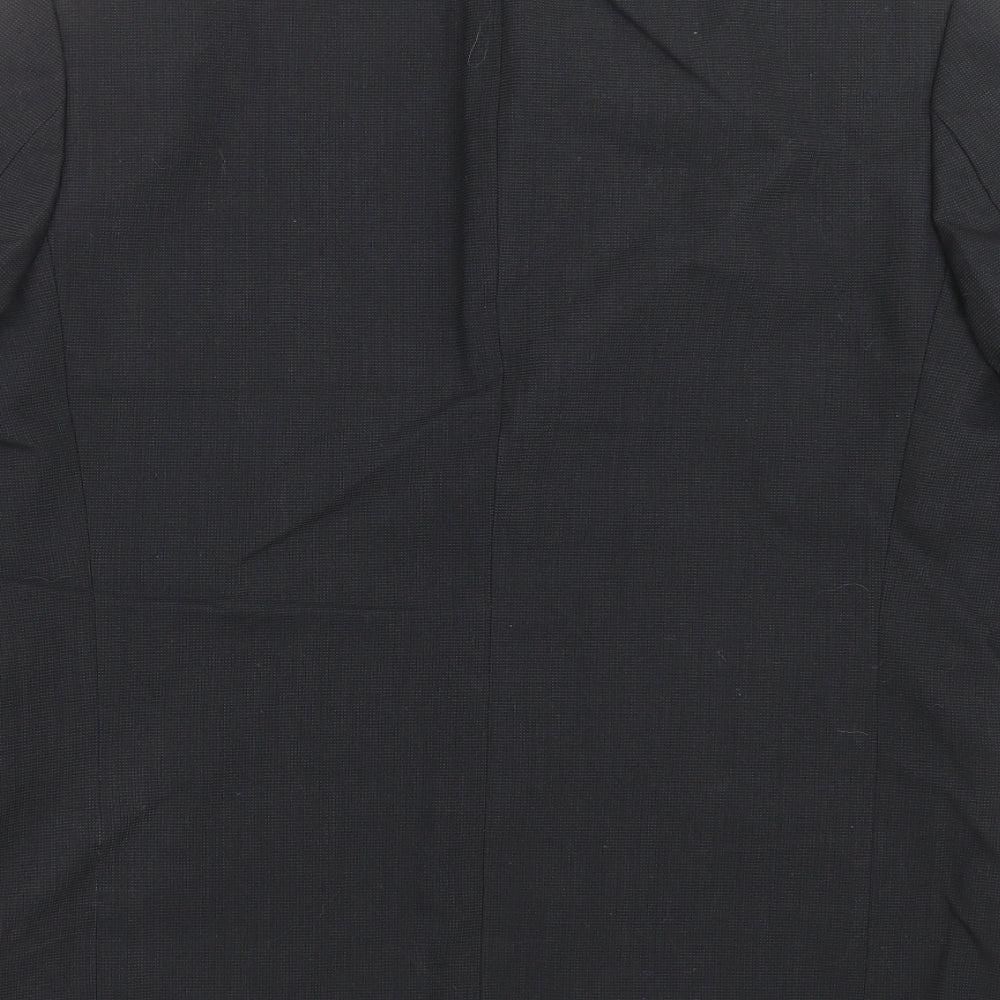 Mens UK Size 38 Tom English Regular Black Suit Jacket