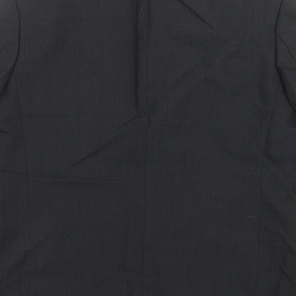 Mens UK Size 38 Tom English Regular Black Suit Jacket
