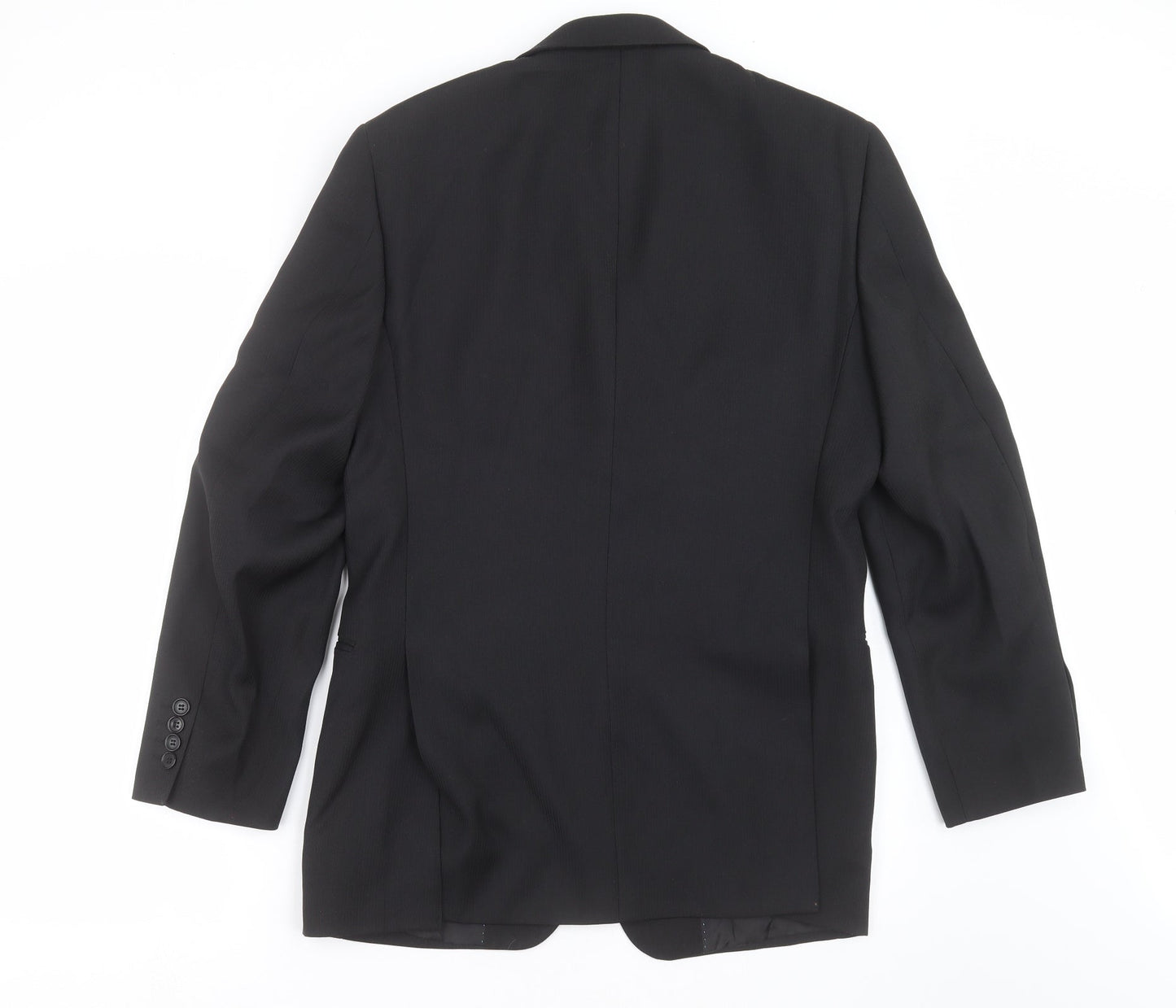 Mens UK Size 36 GREENWOODS Regular Black Suit Jacket