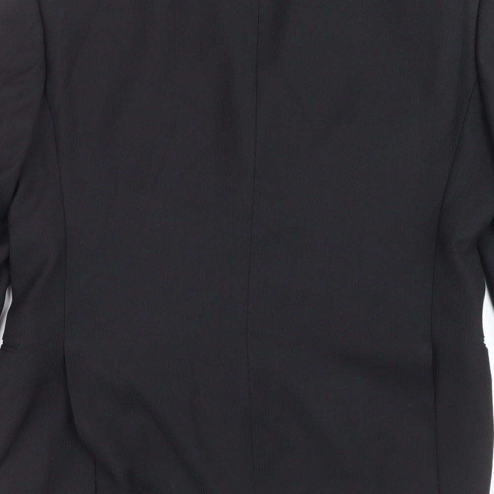 Mens UK Size 36 GREENWOODS Regular Black Suit Jacket