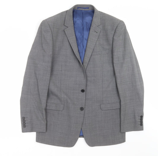 Mens UK Size 40 NEXT Regular Grey Suit Jacket