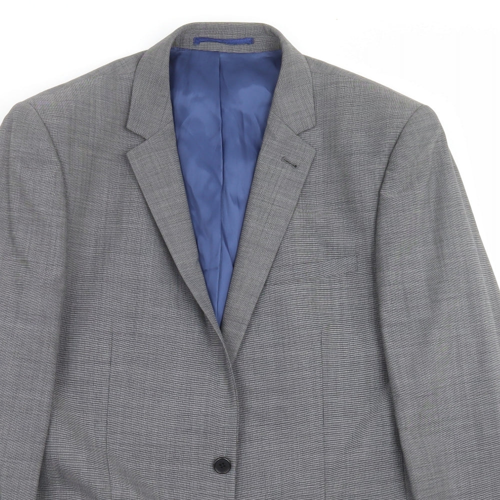 Mens UK Size 40 NEXT Regular Grey Suit Jacket