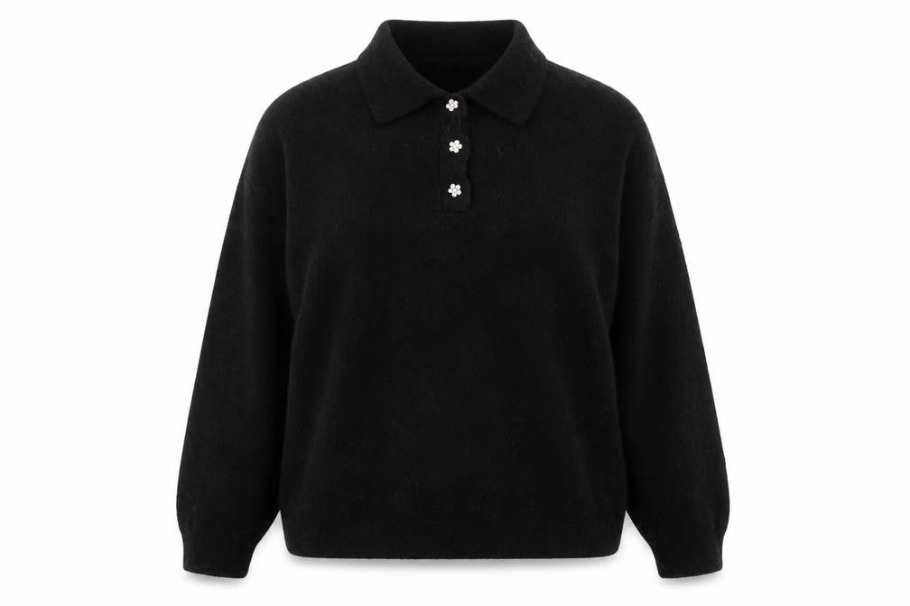 Womens UK Size S George Black Pullover Jumper