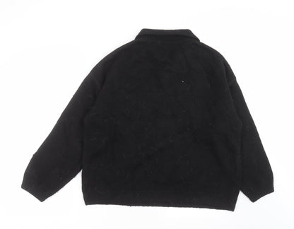 George Womens Black  Knit Pullover Jumper Size S