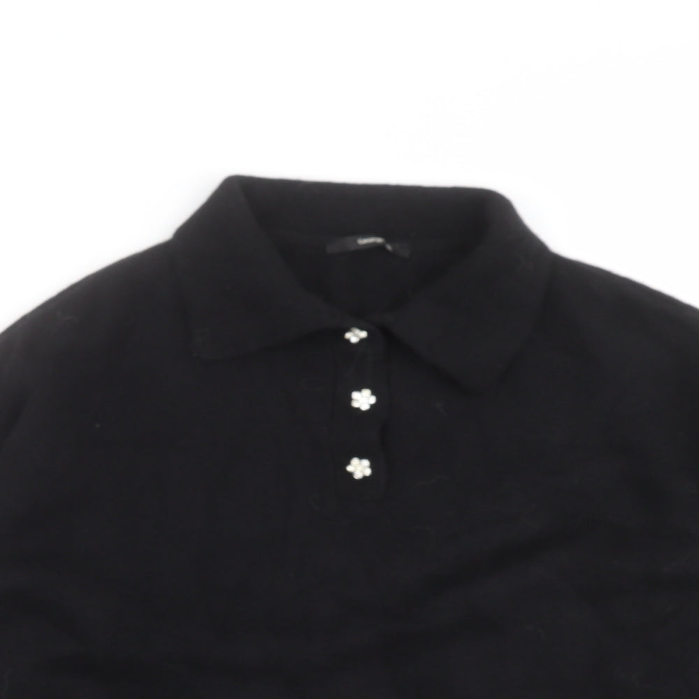 George Womens Black  Knit Pullover Jumper Size S