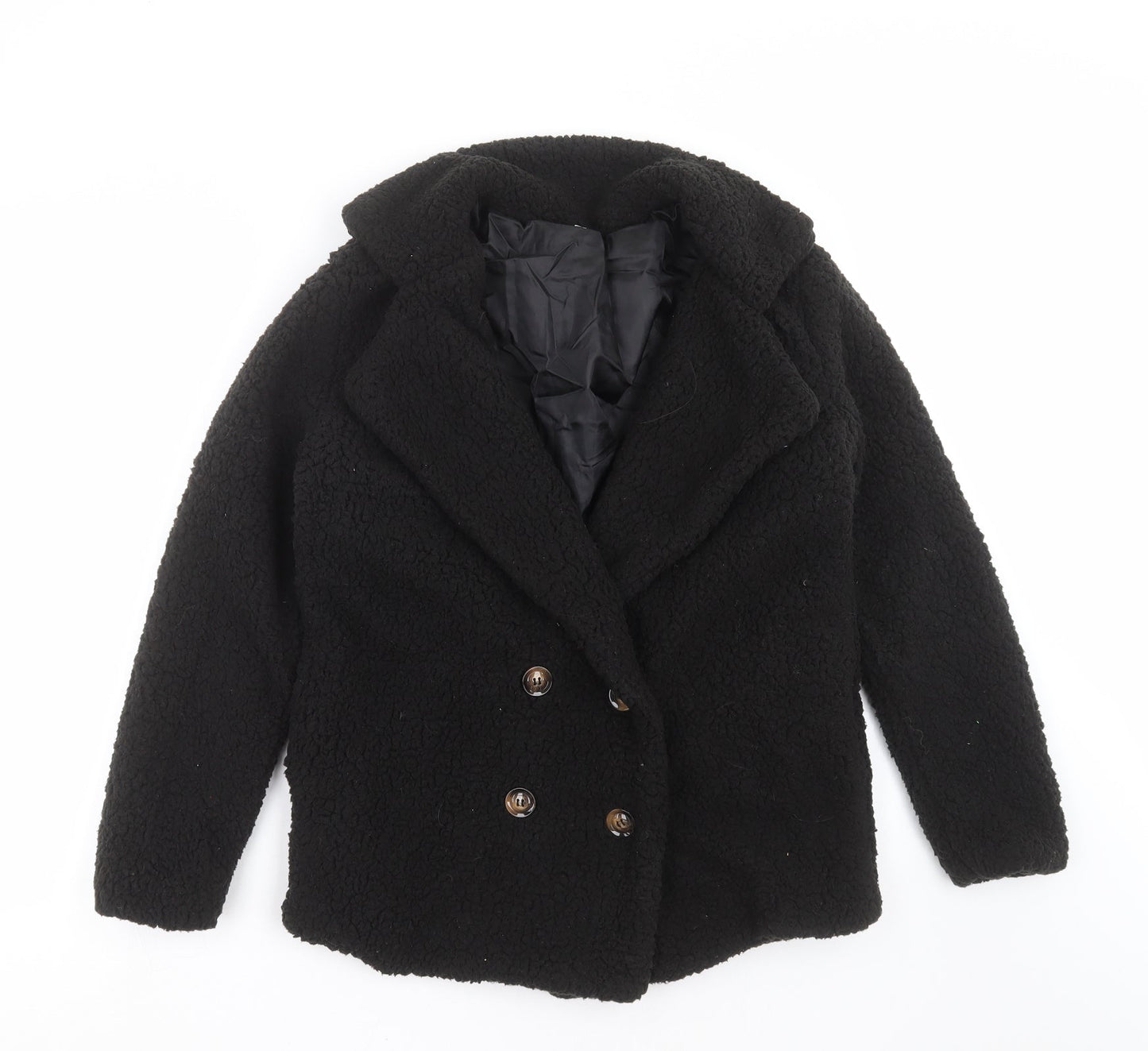 Womens UK Size S Preworn Black Jacket