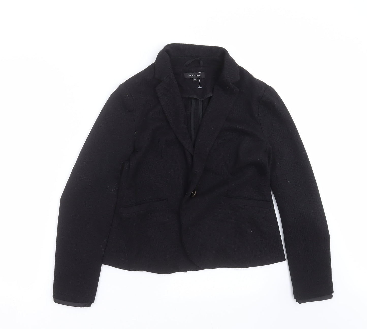 New Look Womens Black   Jacket Blazer Size 12