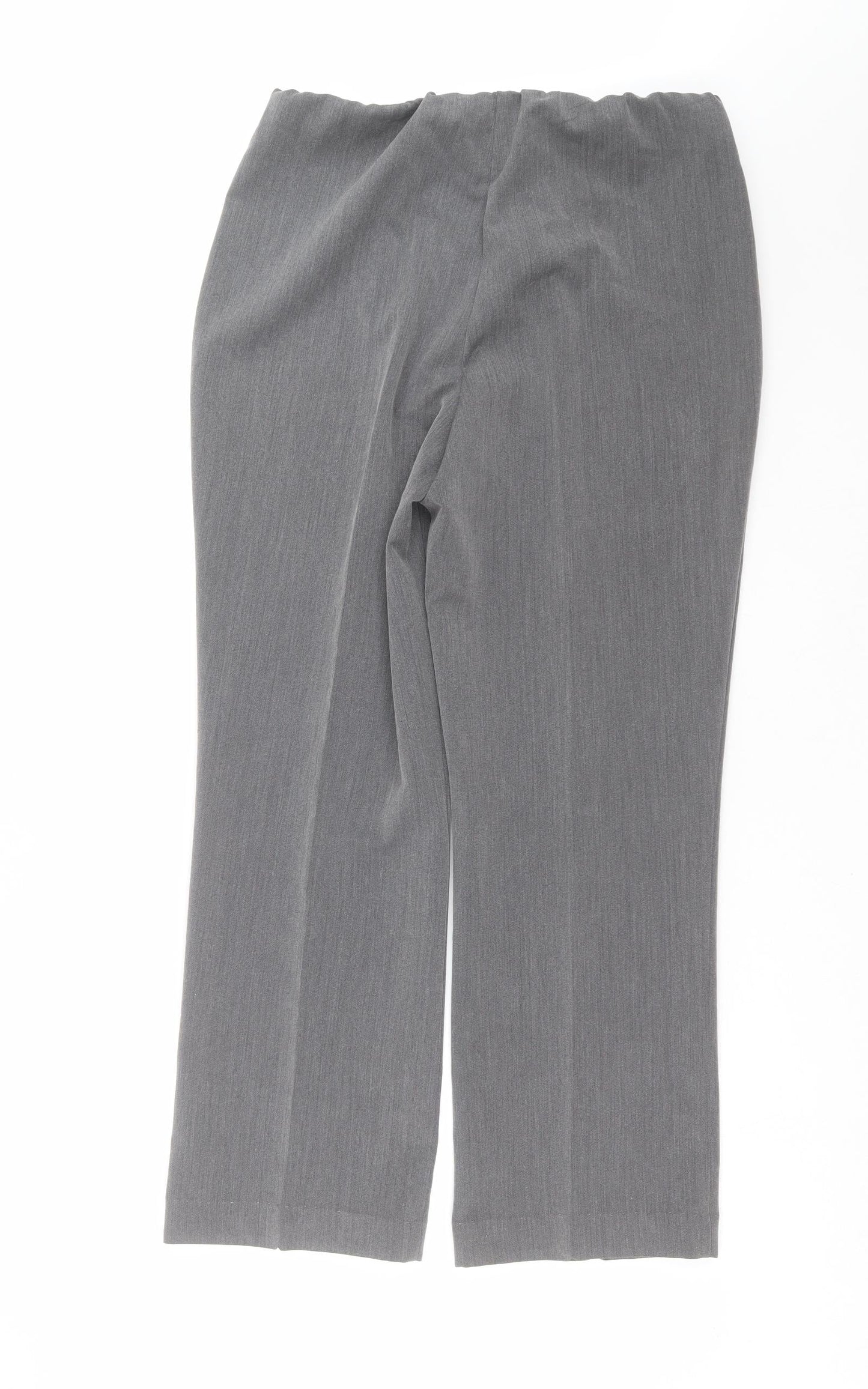 Womens UK Size 12 Preworn Regular Fit  Grey Trousers