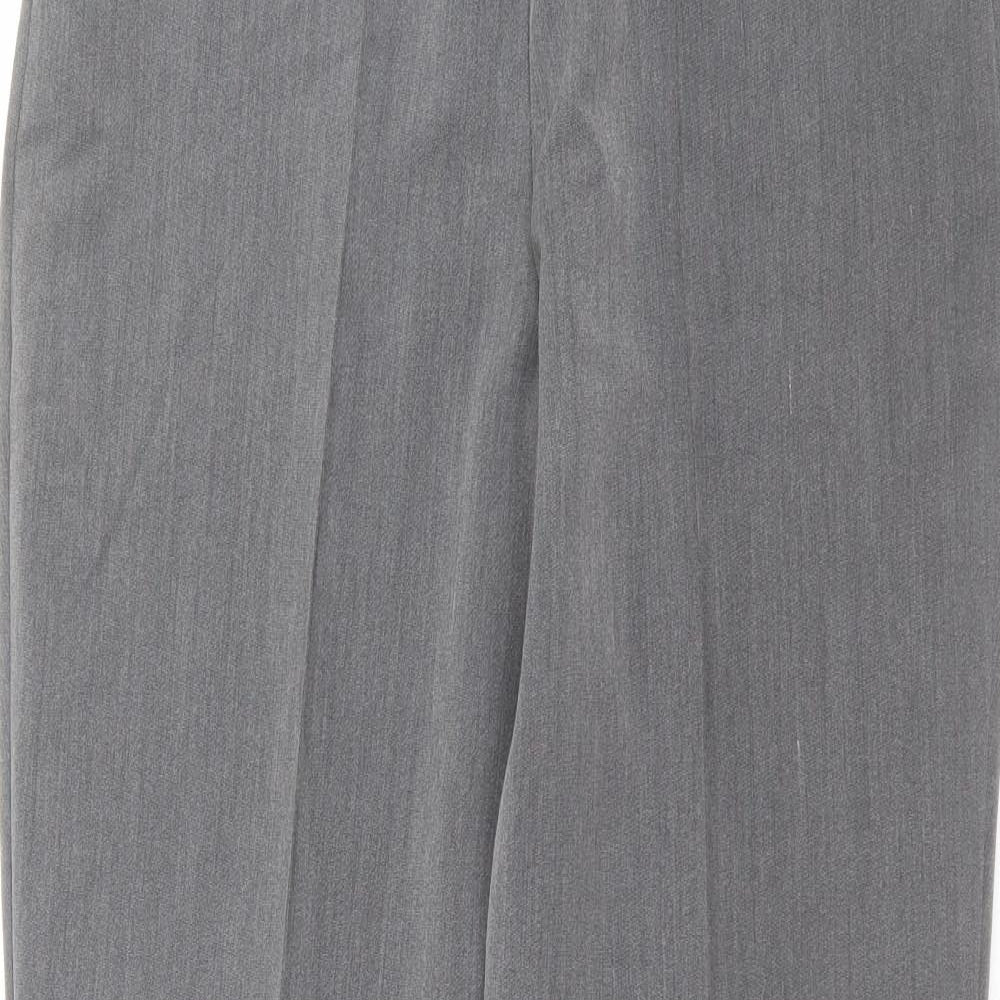 Womens UK Size 12 Preworn Regular Fit  Grey Trousers