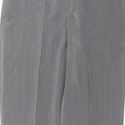 Womens UK Size 12 Preworn Regular Fit  Grey Trousers