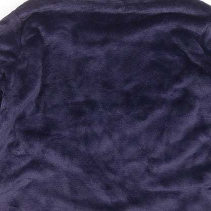Brand and care label for George women’s blue solid top pyjama top, size UK 12, - let's sleep in