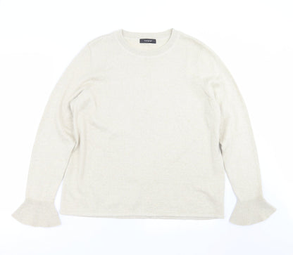Womens UK Size 16 Marks and Spencer Gold Pullover Jumper