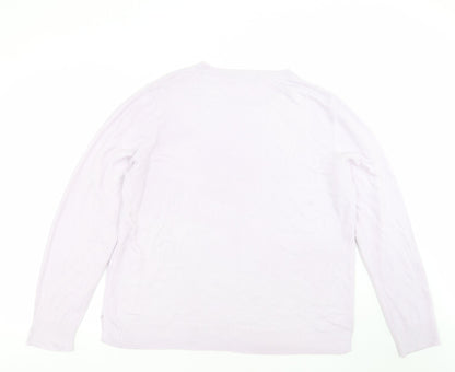 Womens UK Size 20 Marks and Spencer Purple Pullover Jumper