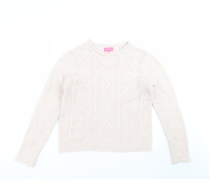 The Department Womens Pink  Knit Pullover Jumper Size 12