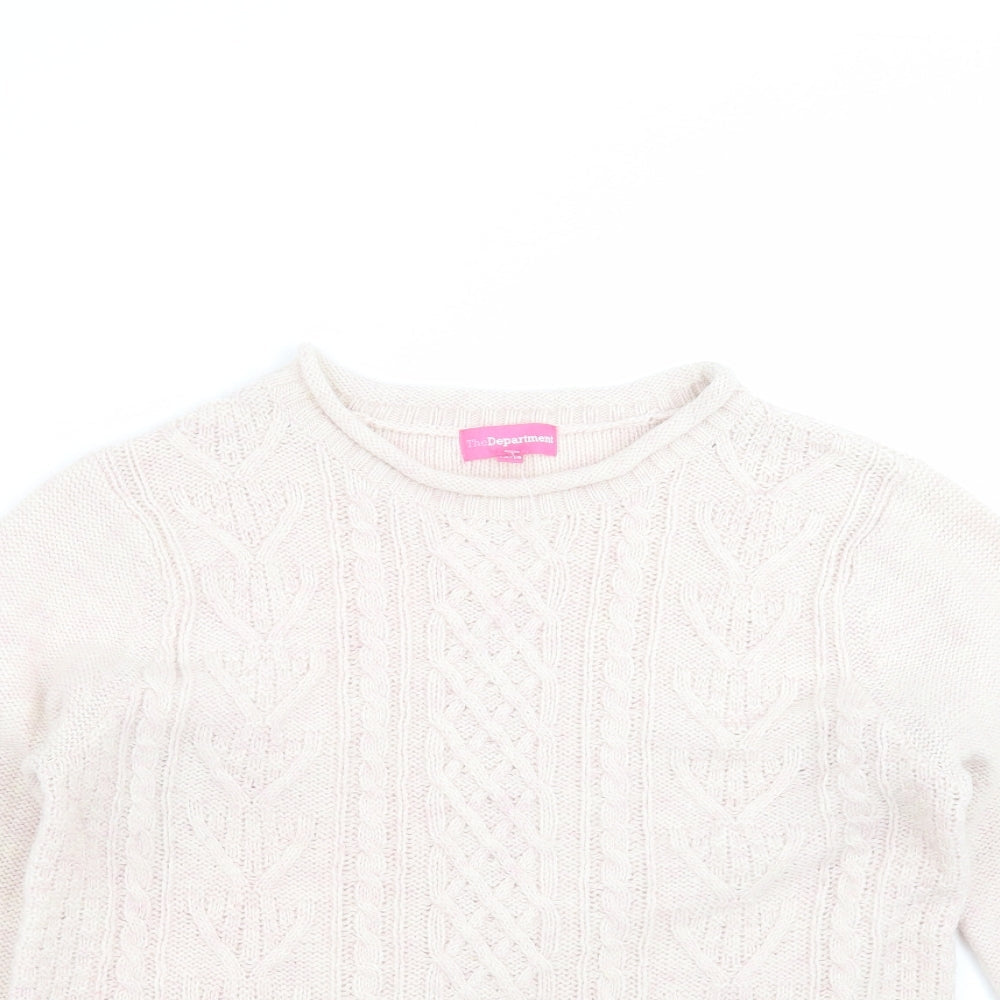 The Department Womens Pink  Knit Pullover Jumper Size 12