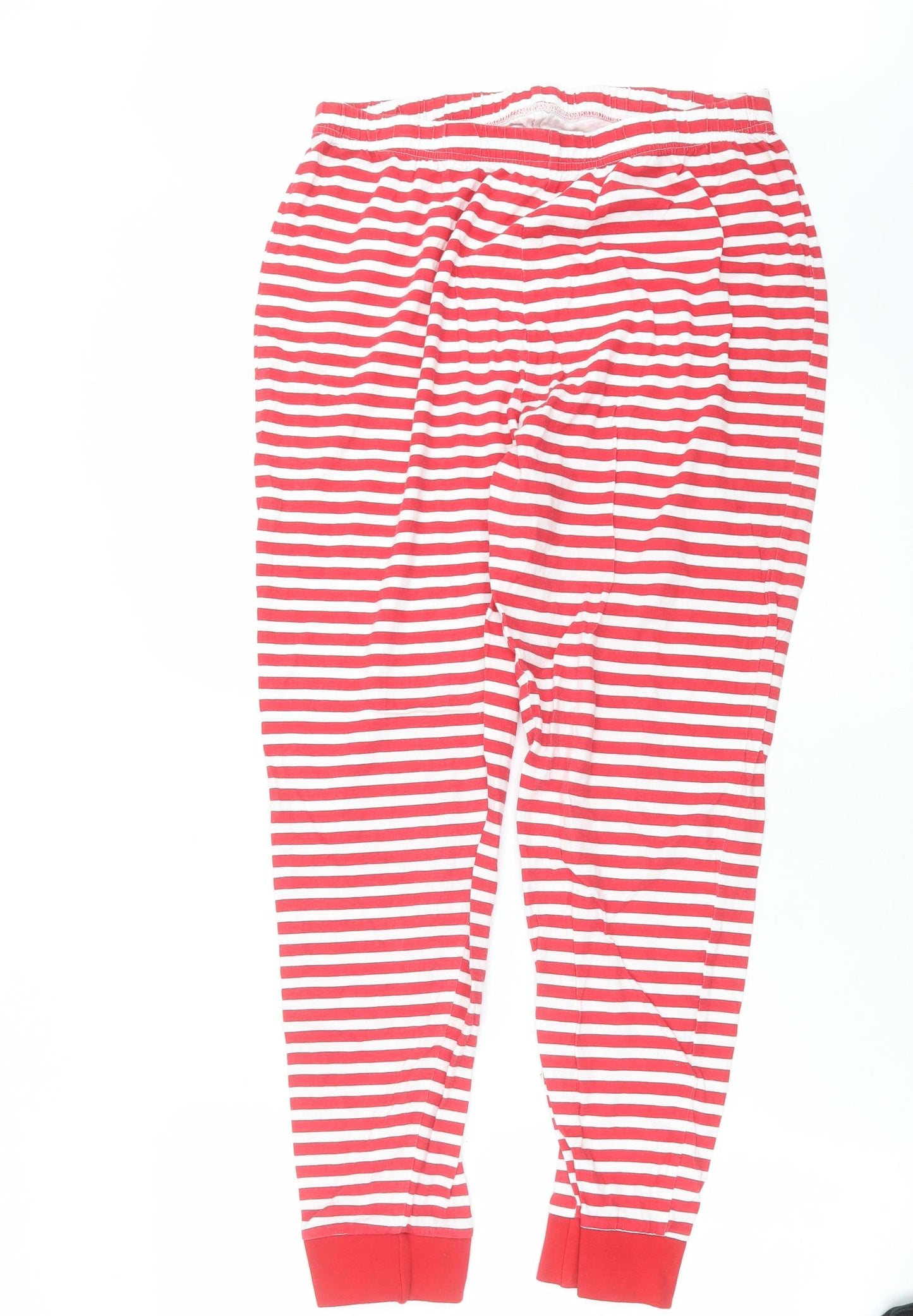 Preworn Womens Red Striped   Pyjama Pants Size 12