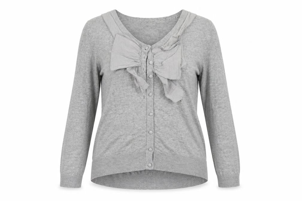Womens UK Size 18 Marks and Spencer Grey Cardigan Jumper