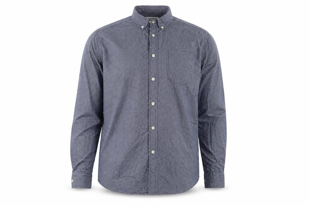 Mens UK Size M TU Blue  Button-Up Long Sleeve Casual Shirt