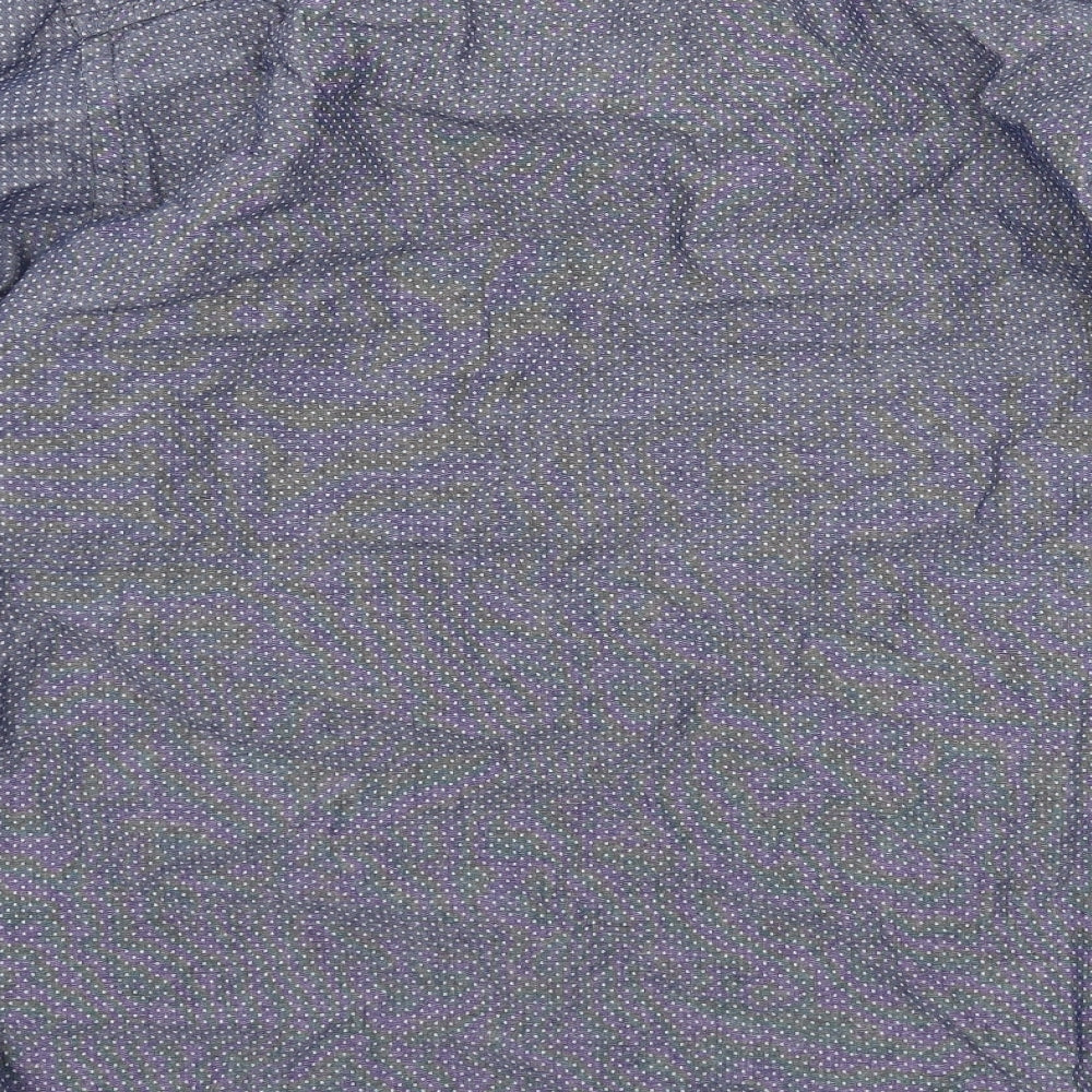 TU Mens Blue    Button-Up Size M