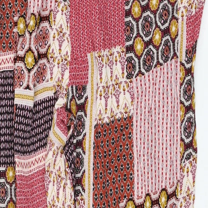 Womens UK Size 12 New Look Regular Fit  Multicoloured Trousers