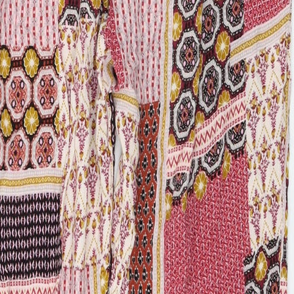 Womens UK Size 12 New Look Regular Fit  Multicoloured Trousers