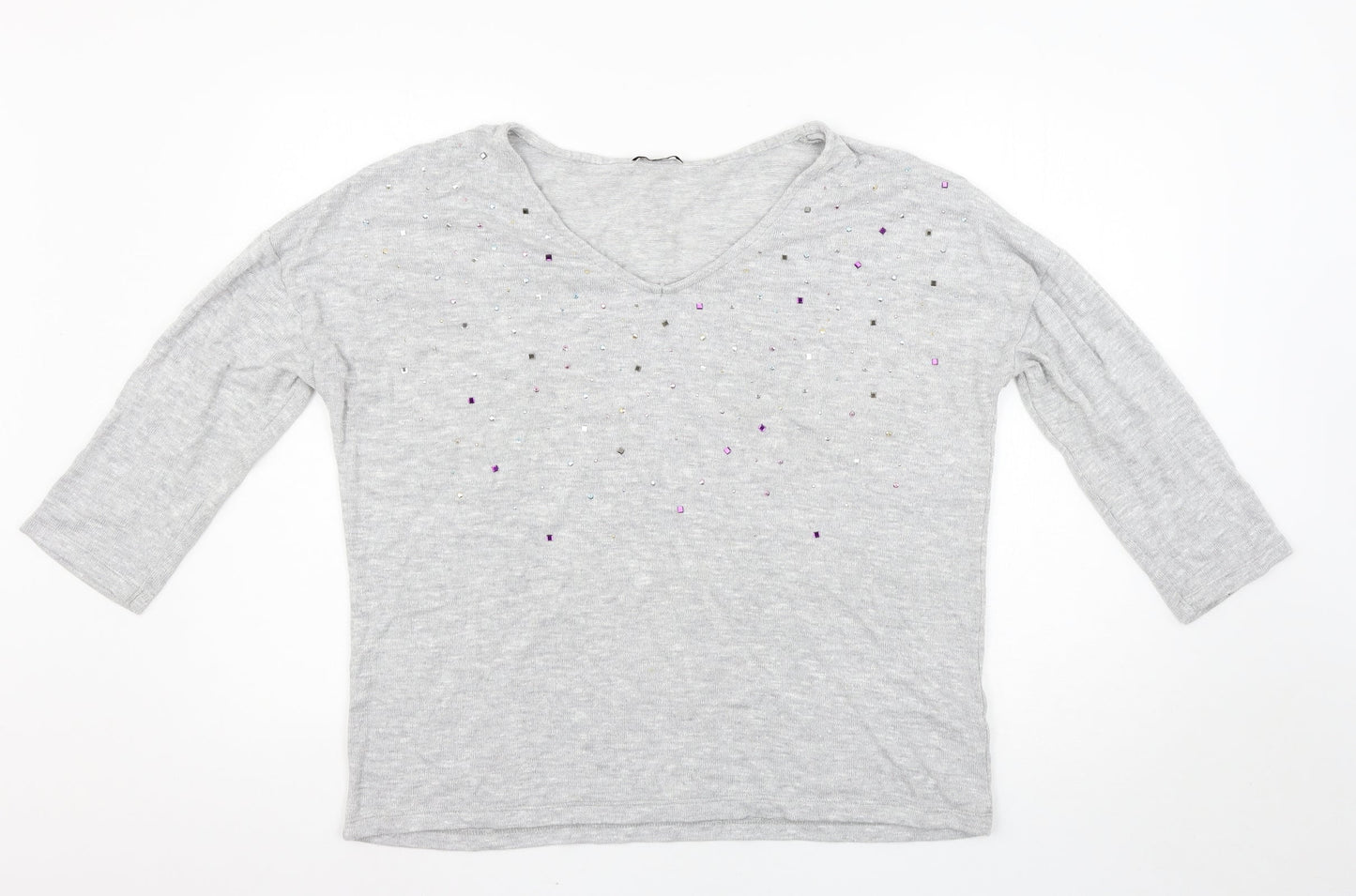 TU Womens Grey   Pullover Jumper Size 14