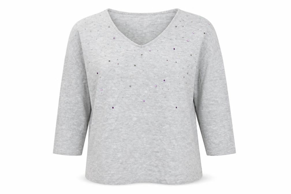 Womens UK Size 14 TU Grey Pullover Jumper