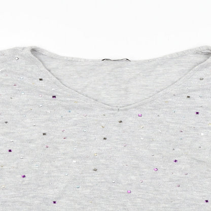 TU Womens Grey   Pullover Jumper Size 14