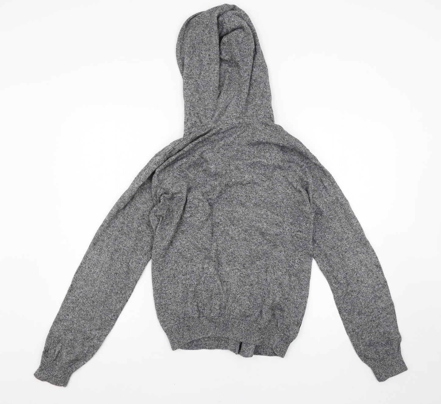 Topman Mens Grey   Full Zip Hoodie Size S