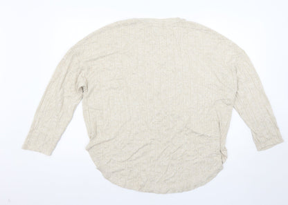 Primark Womens Beige   Pullover Jumper Size L