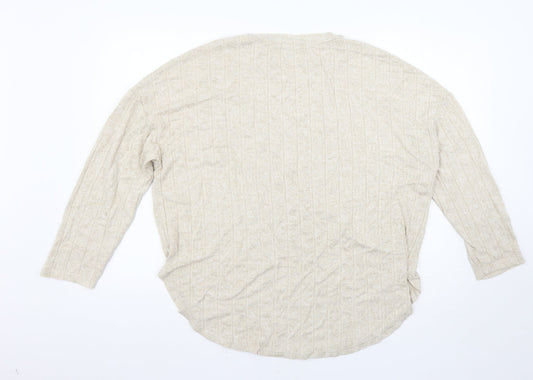 Primark Womens Beige   Pullover Jumper Size L