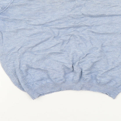 Womens UK Size M Pull&Bear Blue Pullover Jumper
